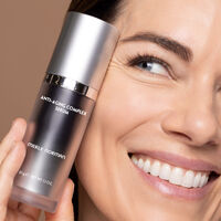 merle norman anti aging serum packaging